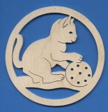 Fensterbild "K�tzchen" klein